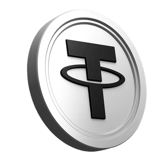 Vizuál tokenu Tether USDT umístěný v části s informacemi o platformě